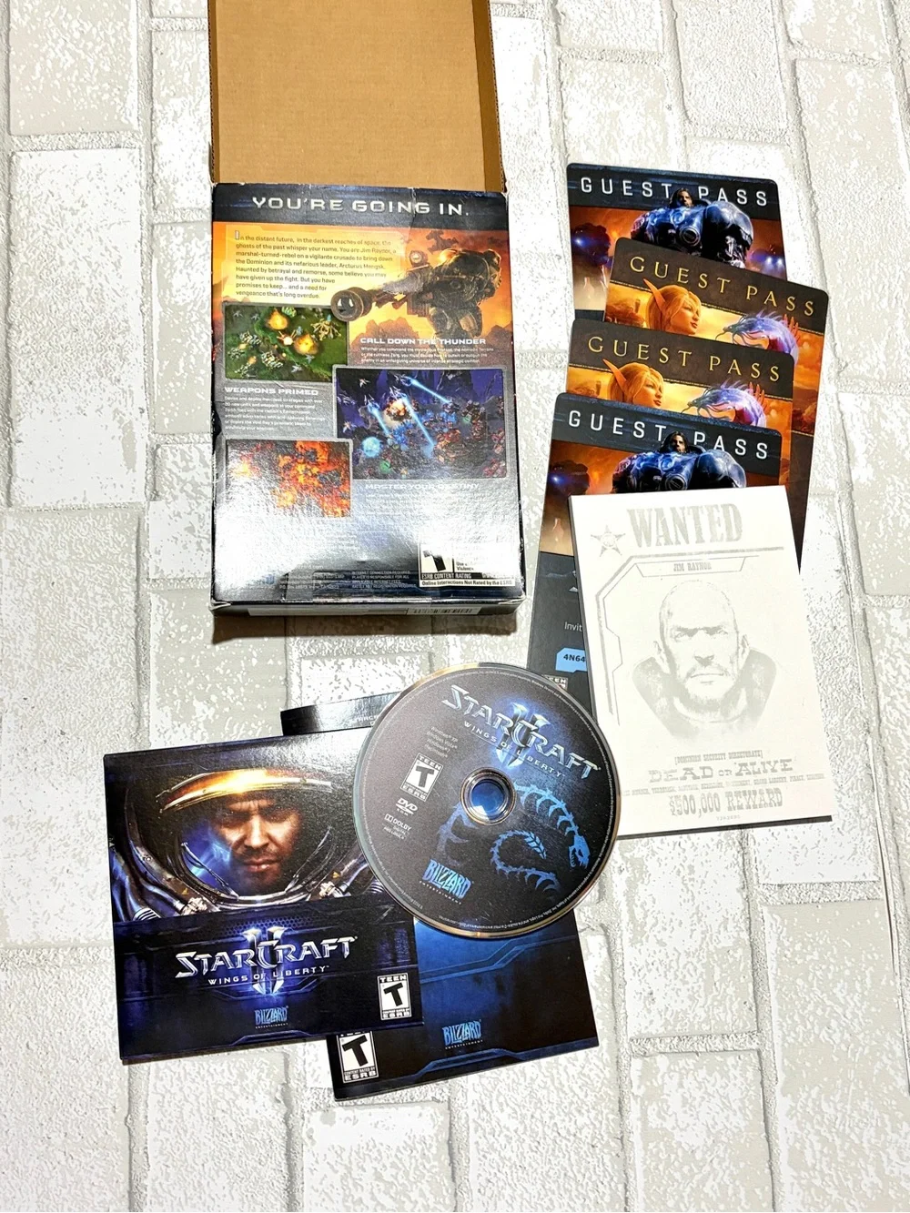 StarCraft II: Wings of Liberty PC Game Blizzard All Original Content and Codes!